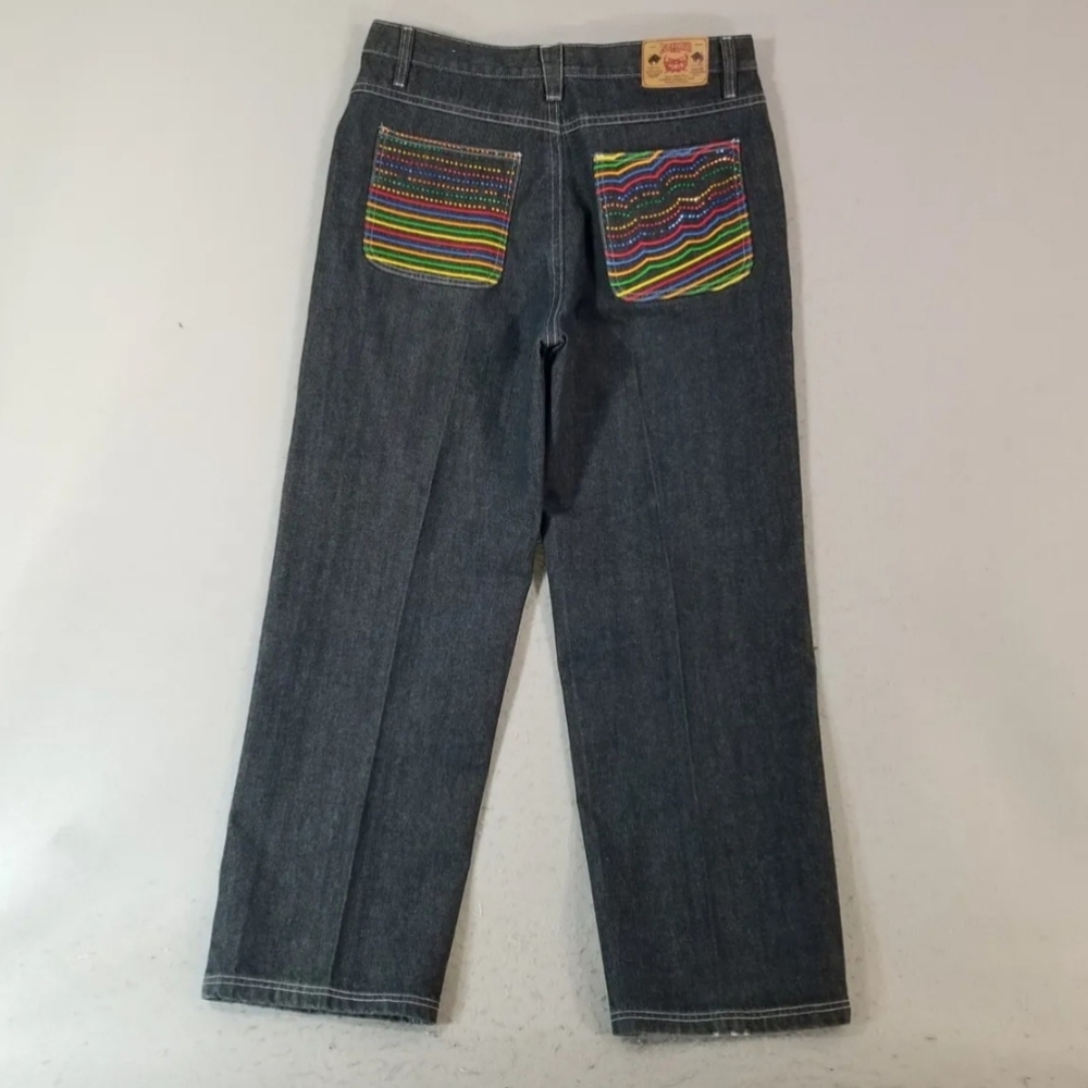 Buy Platinum Gear Jeans Men's 40x34 | Loose Baggy Hip Hop Blue Denim Pants